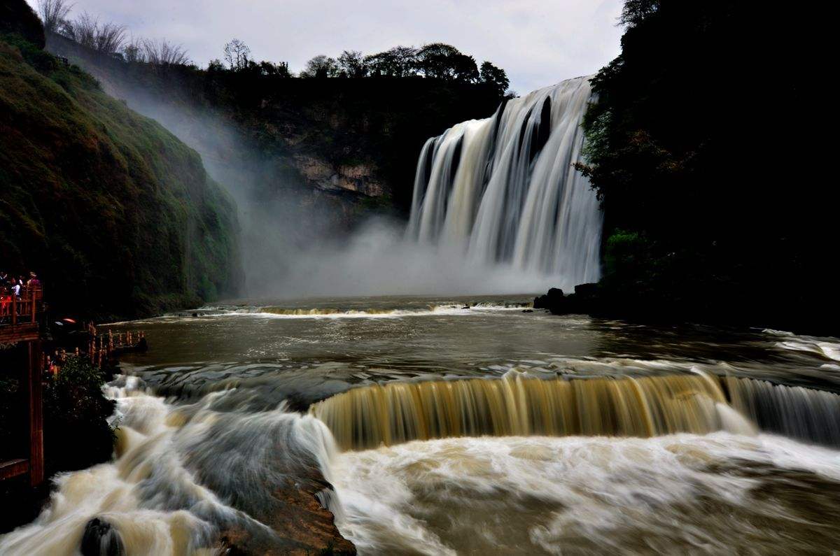 黄果树瀑布，贵州黄果树瀑布，黄果树瀑布旅游，黄果树瀑布图片，黄果树瀑布简介